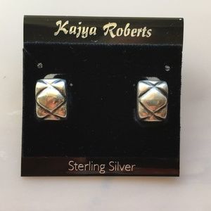 Sterling Silver Clip On Earrings Vintage